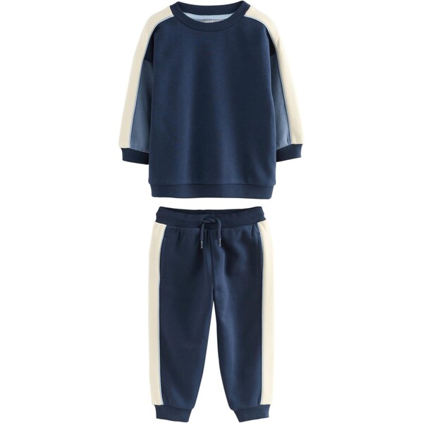 Next Joggingová súprava béžová / námornícka modrá / svetlomodrá 66202534