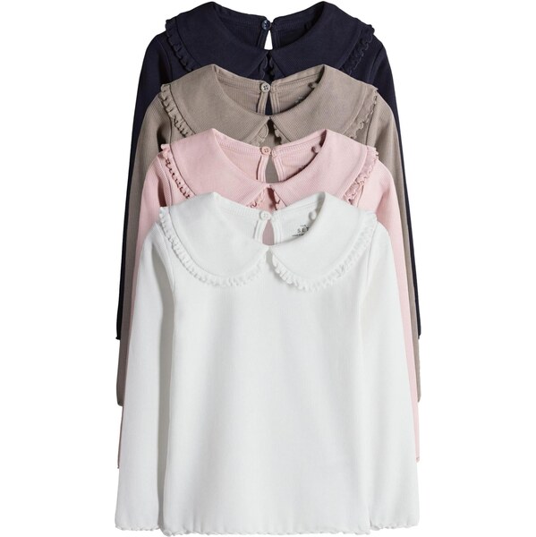 The Set Tričko sivobéžová / svetloružová / čierna / prírodná biela 66202586