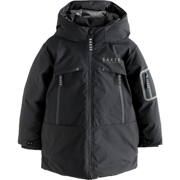 Baker by Ted Baker Kabát čierna / prírodná biela 66202637