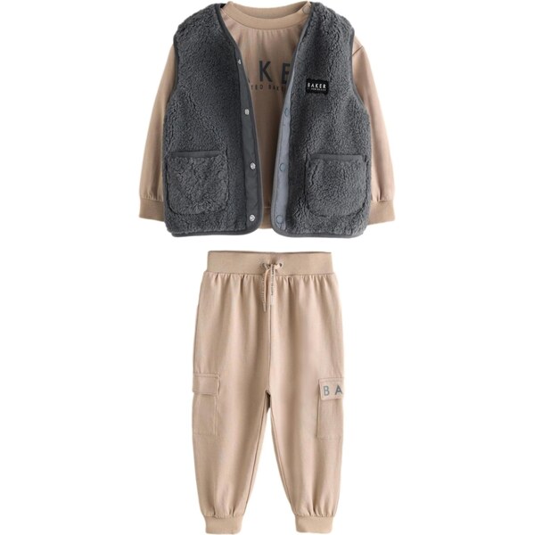 Baker by Ted Baker Set tmavošedá / kamenná / tmavosivá 66202649