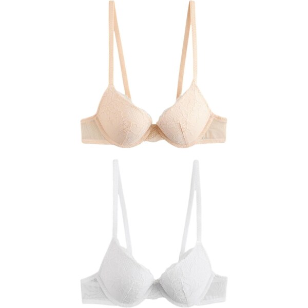 Next Podprsenka béžová / prírodná biela 66203072