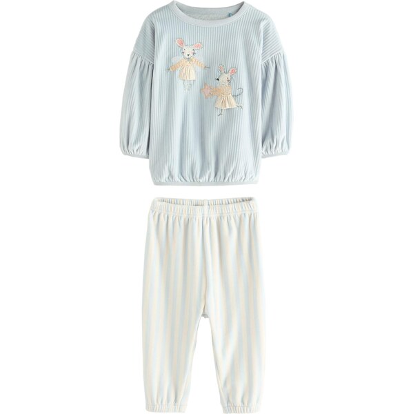 Next Pyžamo svetlomodrá / zmiešané farby / biela 66203085