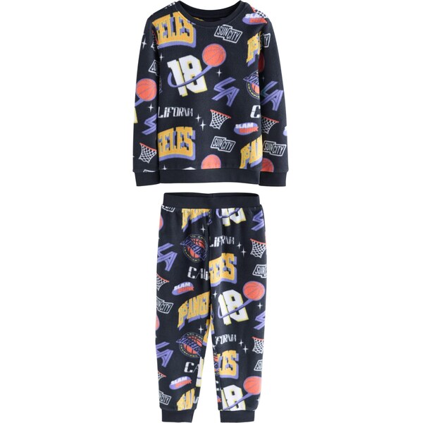 Next Pyžamo námornícka modrá / žltá / oranžová 66203108