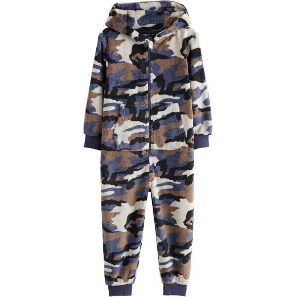 Next Pyžamo svetlobéžová / enciánová / hnedá / čierna 66203122