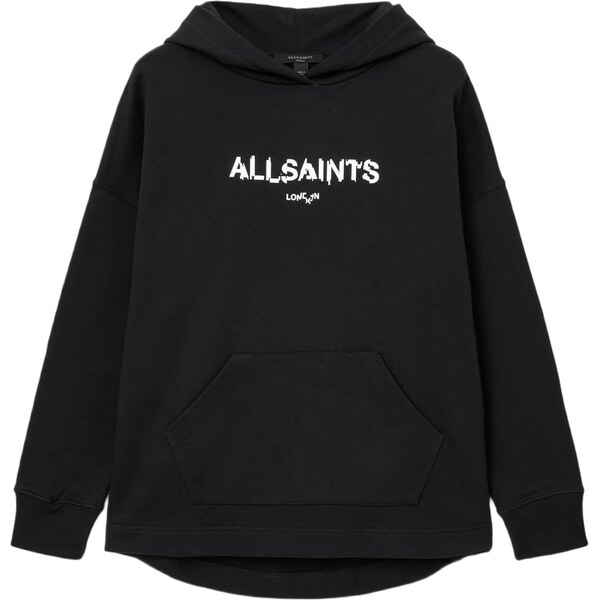 AllSaints Mikina STATIC ETIE tmavosivá / čierna / šedobiela 66203215