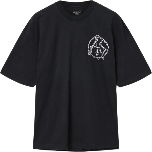 AllSaints Tričko ANATOMICA čierna / biela 66203236