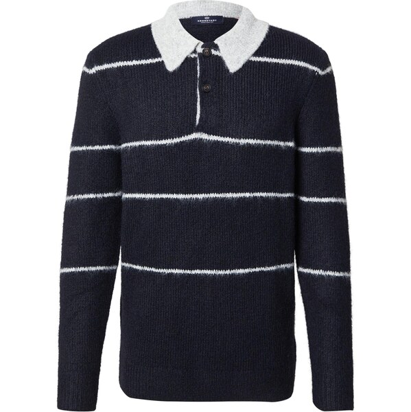 Kronstadt Sveter Ken námornícka modrá / biela 66203331