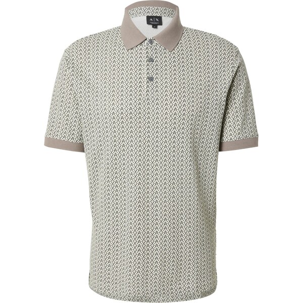 ARMANI EXCHANGE Tričko krémová / tmavobéžová / čierna 66203380