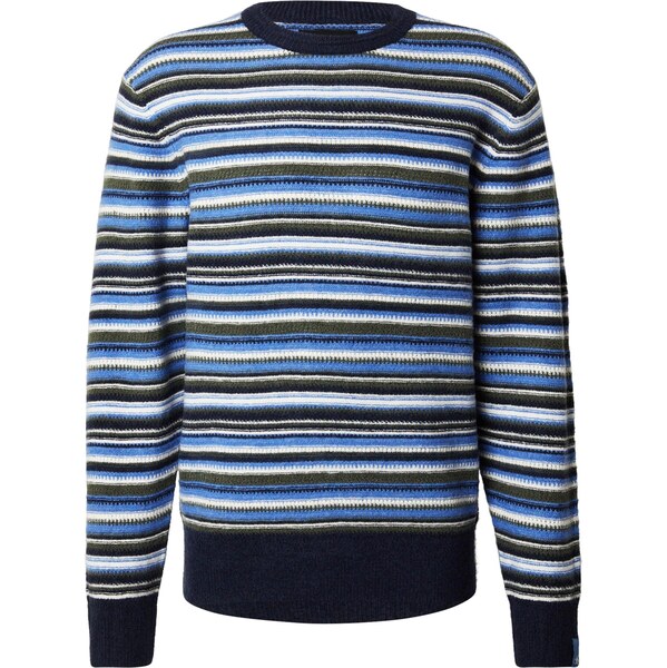 SCOTCH & SODA Sveter námornícka modrá / kráľovská modrá / tmavozelená 66204367