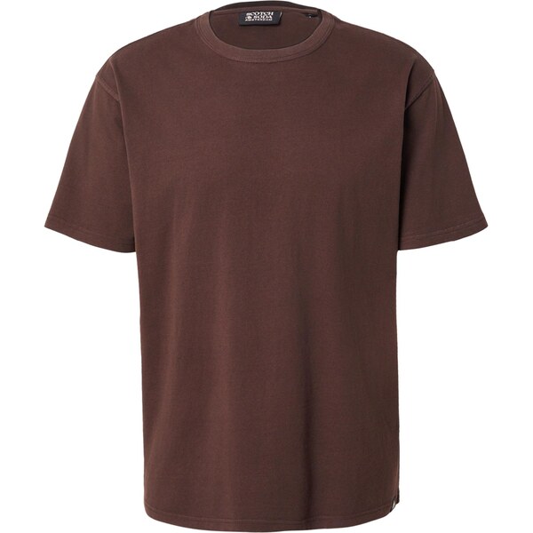 SCOTCH & SODA Tričko hnedá / tmavohnedá 66204377