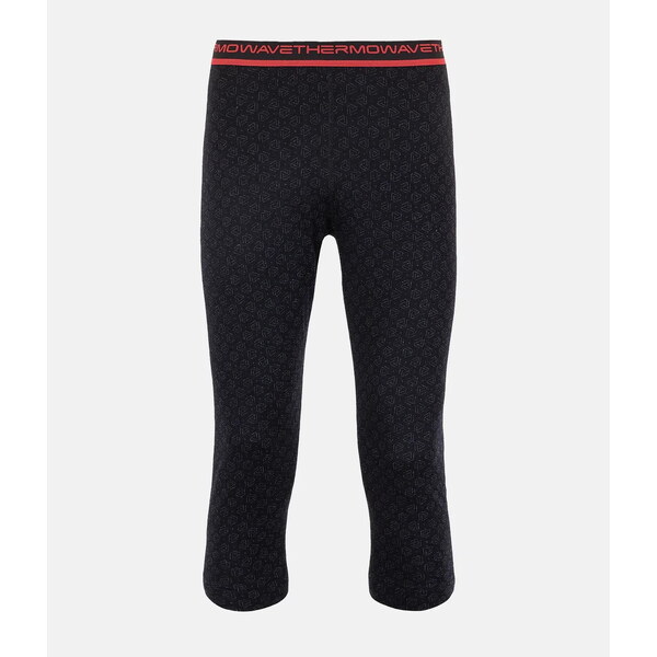 Thermoware Pánske funkčné 3/4 spodky Merino XTREME Thermowave čierna 66530219