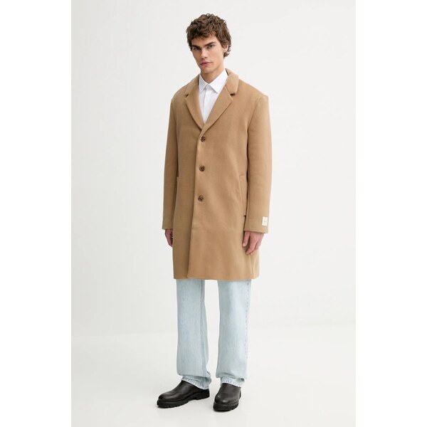 Kabát s prímesou vlny Calvin Klein 66208908