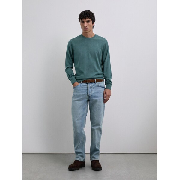 Scalpers Sveter Classic tmavozelená 66079012