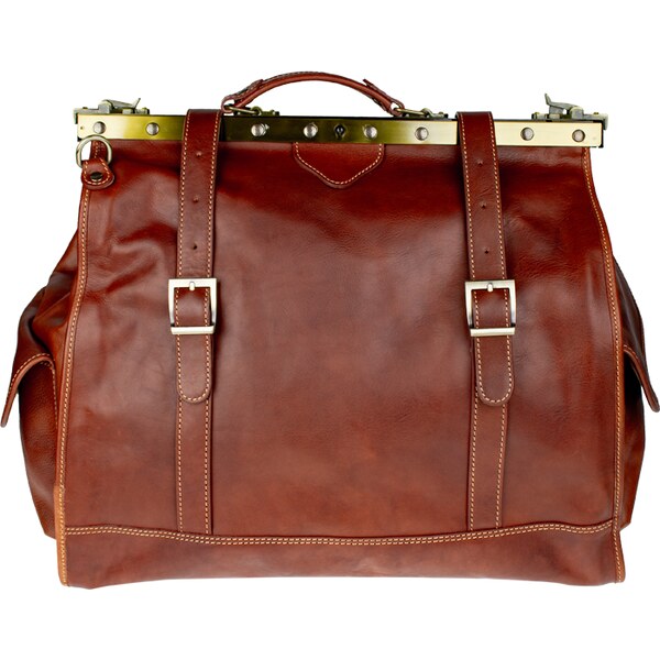 Kožená cestovná taška Sabrine Marrone hnedá NovaKabelka.sk 65801925