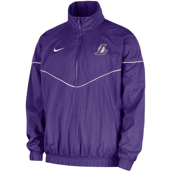 Nike NBA Los Angeles Lakers Courtside Windrunner Anorak Jacket Field 66361433