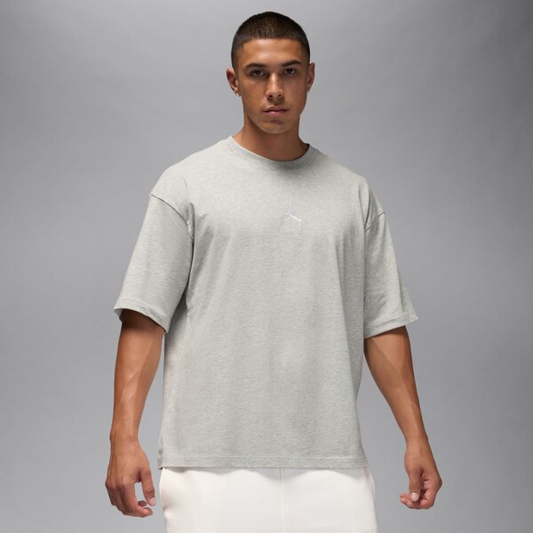Jordan Flight Essentials Oversized Tee Heather Grey - Pánske - Tričko 66361569