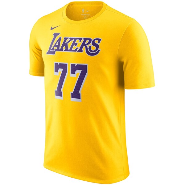 Nike NBA Luka Dončić Los Angeles Lakers Icon Edition Tee Amarillo - 66361590