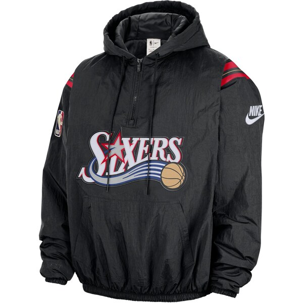 Nike Therma-FIT NBA Philadelphia 76ers Hardwood Clasics 1/2-Zip Hoodie 66361924
