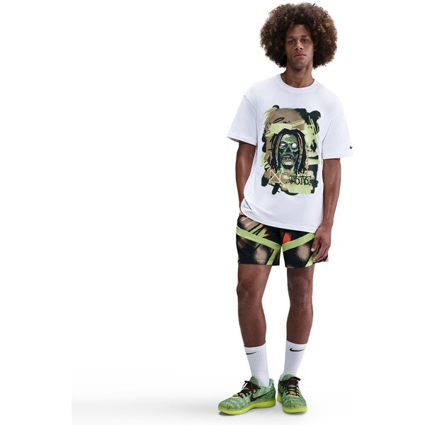 Nike Dri-FIT Ja 6 Icon Basketball Shorts Light Lemon Twist - Pánske - 66361962