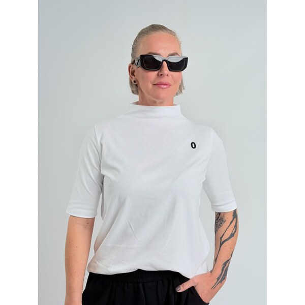 Voga Móda Biele tričko JAMES 66211319