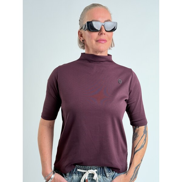 Voga Móda Bordové tričko JAMES 66211320