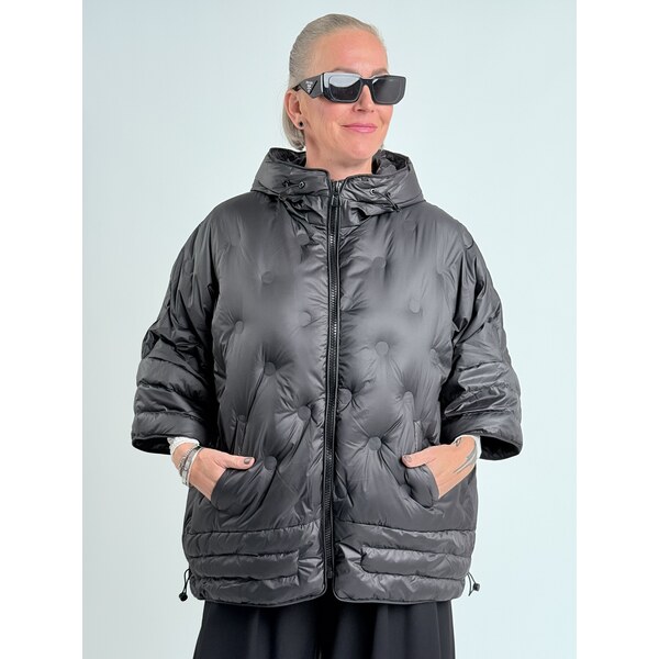 Voga Móda Čierne pončo ZANDAYA 66211359