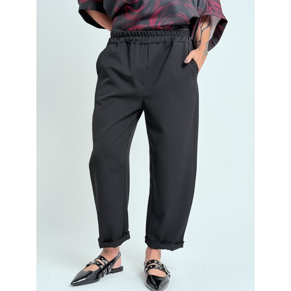 Voga Móda Čierne nohavice VANILY 66211358