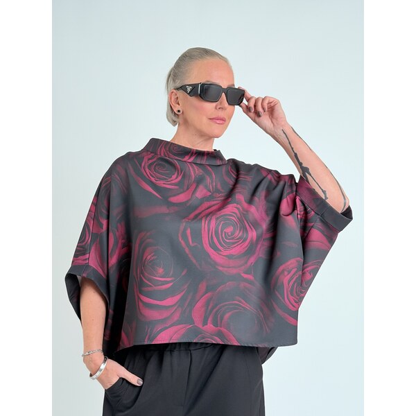 Miss City Official Bordová tunika ROSE 66211376