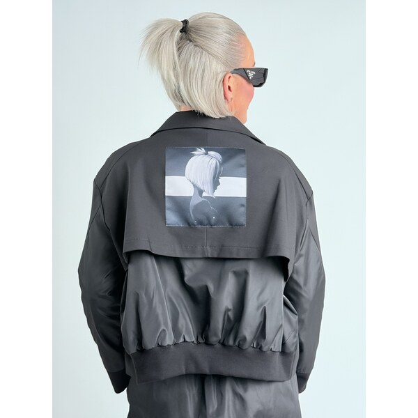 Miss City Official Čierna bunda TROUBLE 66211388