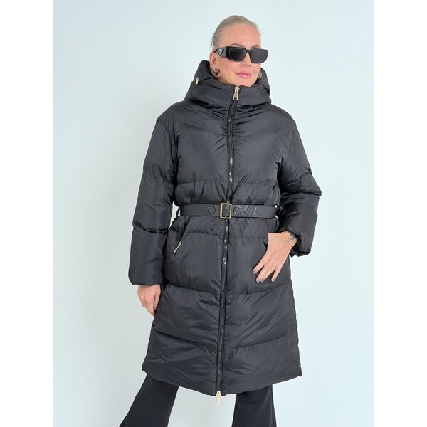 O LA VOGA Čierny kabát SINGLE 66211390