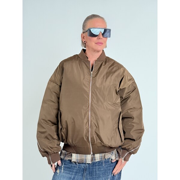 Voga Móda Hnedý bomber RESTO 66211400