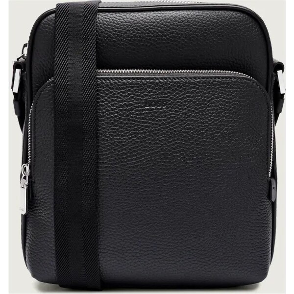 BOSS BLACK Kožená taška na rameno New Crosstown_NS 61868567
