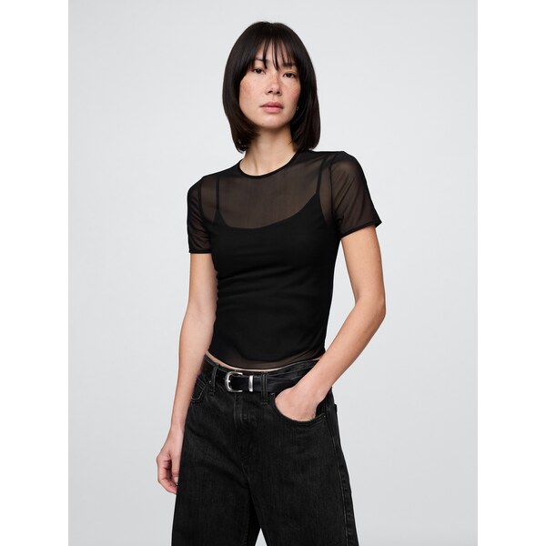 GAP Dámske crop tričko 778077-01 66265688