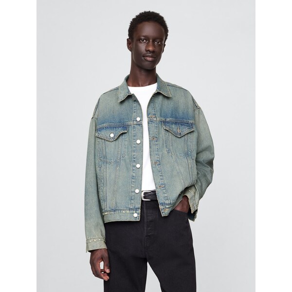 GAP Pánska Oversize džínsová bunda Icon Americana 734196-00 66266216