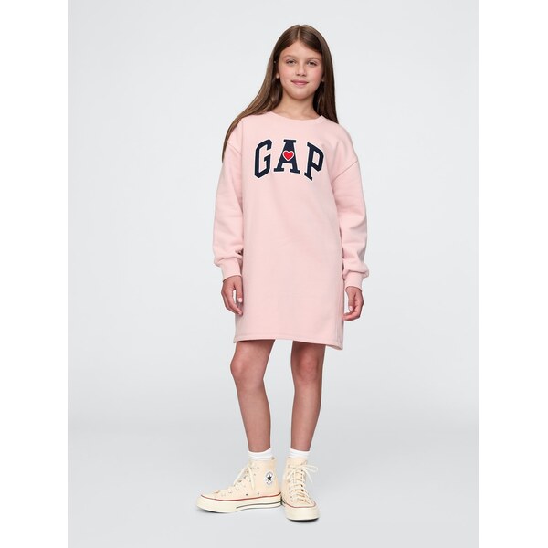 GAP Dievčenské mikinové oversize šaty s logom 628044-01 66266376
