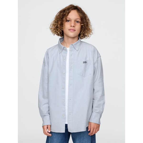 GAP Chlapčenské oversize košeľa Oxford 605359-01 66266482