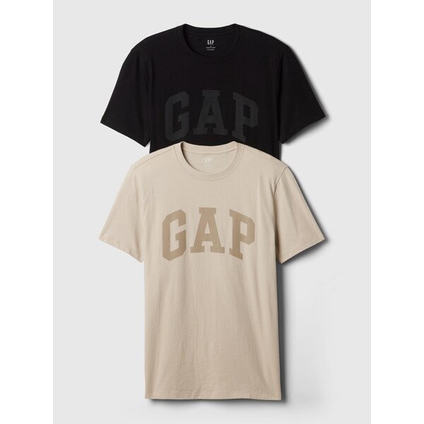 GAP Pánske Bavlnené tričko s logom, 2 ks 885595-00 66266584