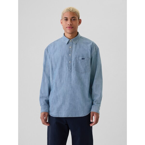 GAP Pánska Chambray košeľa s logom 543170-00 66266824