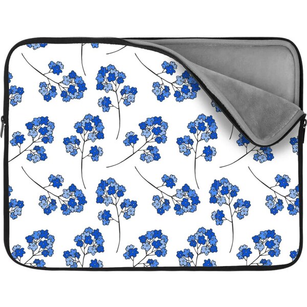 Sablio Obal na notebook Modré kvietie 65430259