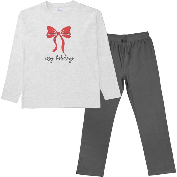 STACCATO Pyžamo čadičová / svetlosivá / brusnicová / čierna 66222234