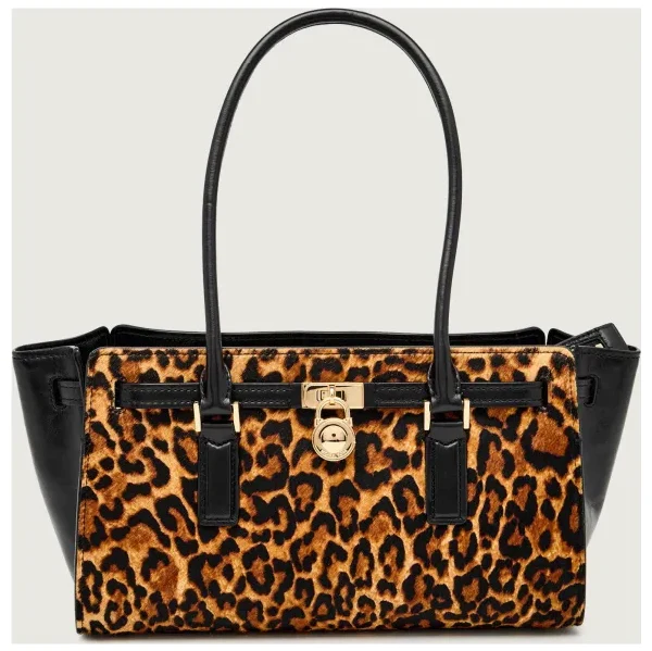 Michael Kors Kožená kabelka na rameno Hamilton Moderne 65915648