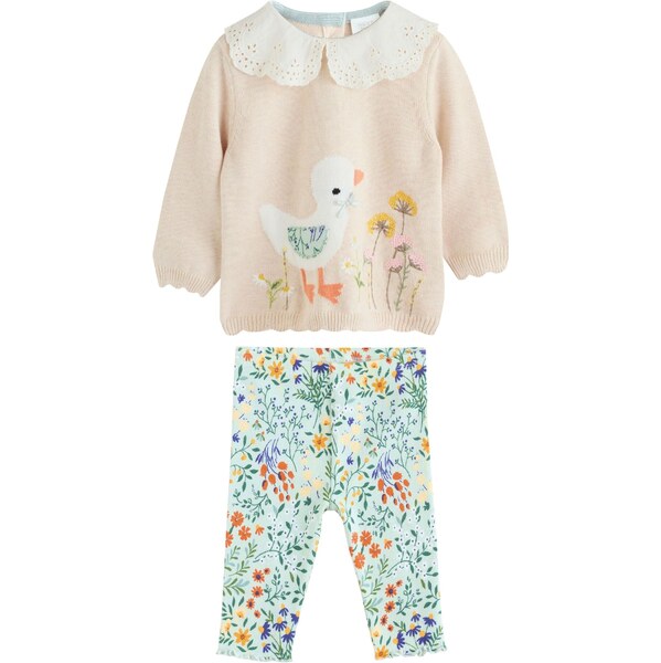 Next Set béžová / mätová / trstinová / oranžová 66222326