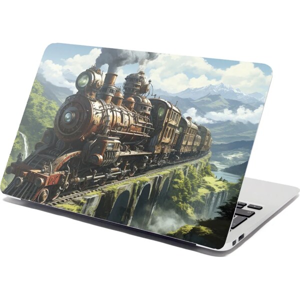 Sablio Samolepka na notebook Parná lokomotíva na viadukte 65112490