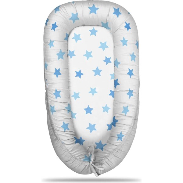 Sablio Hniezdočko pre bábätko Modré hviezdy na biele 65114120