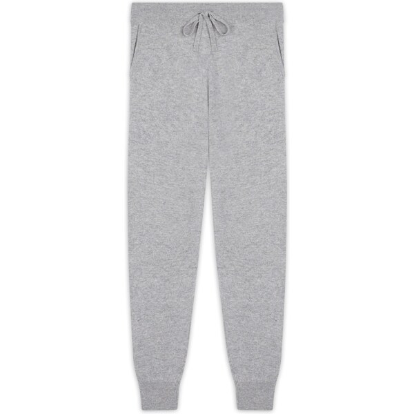 JUST CASHMERE Nohavice sivá melírovaná 66222439