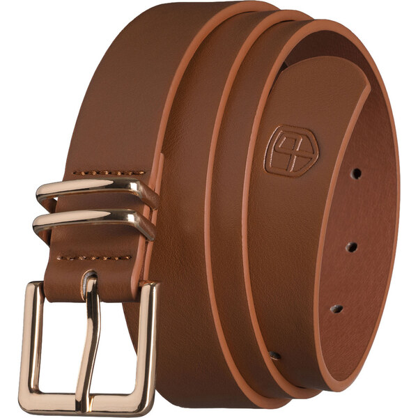 Peterson Dámsky úzky opasok z ekologickej kože v svetlohnedej farbe 66216581