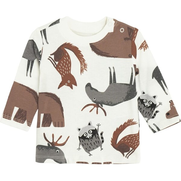 Cool Club Tričko čokoládová / čadičová / biela 66222577