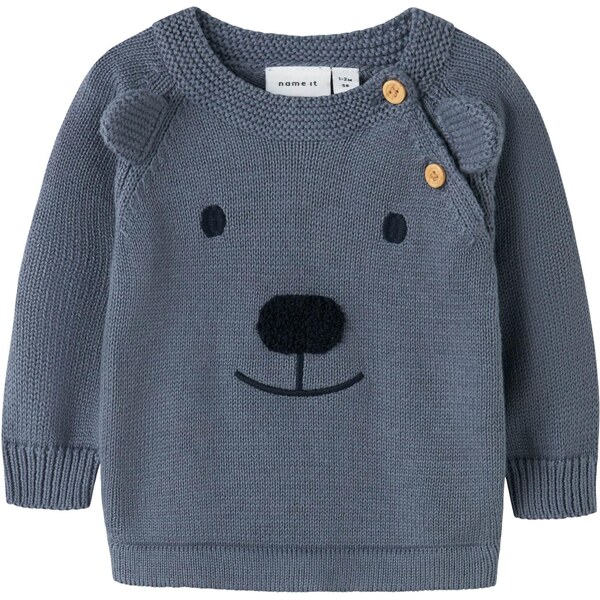 NAME IT Sveter NBMREADY modrosivá / čierna 66222607