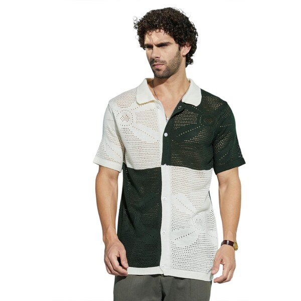 Campus Sutra Košeľa Skyla čierna / biela 66222627