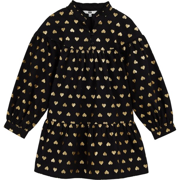 WE Fashion Šaty zlatá / čierna 66222670